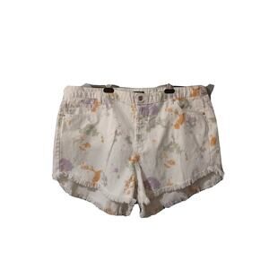 Wild Fable Women's Highest Rise Tie-Dye Frayed Hem Shorts Size 18W Tie Dye